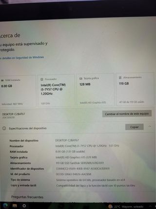 Ordenador Portátil Lenovo ThinkPad Negro