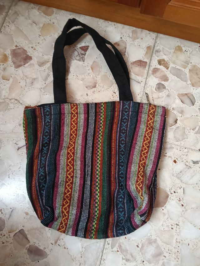 Bolso étnico multicolor
