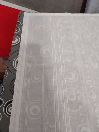 2 Tende da Finestra in Tessuto Bianco