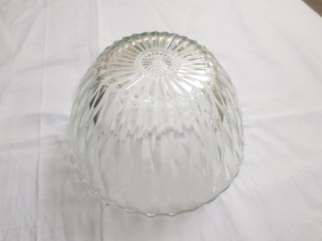 Ensaladera de cristal transparente 23cm
