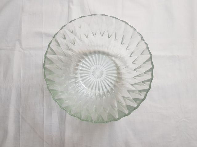 Ensaladera de cristal transparente 23cm