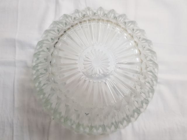 Ensaladera de cristal transparente 23cm