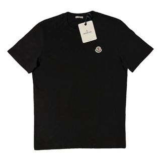 Moncler Negra etiquetas interiores, cortadas 