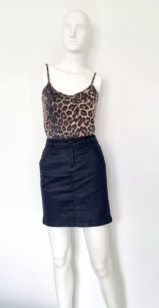 Falda Camaieu Talla 38 Azul