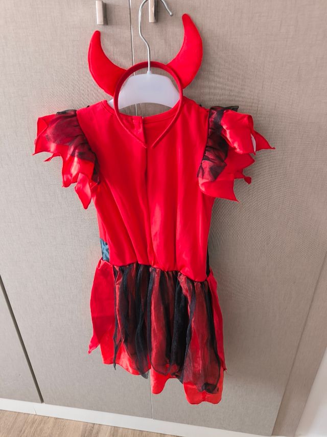 Disfraz Diabla Niña Halloween 4/6