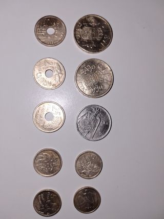 Lote monedas antiguas españolas