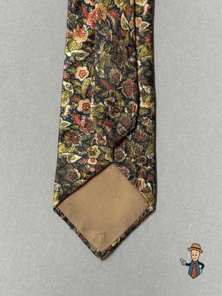 Corbata Jacquard Diseño Floral Multicolor