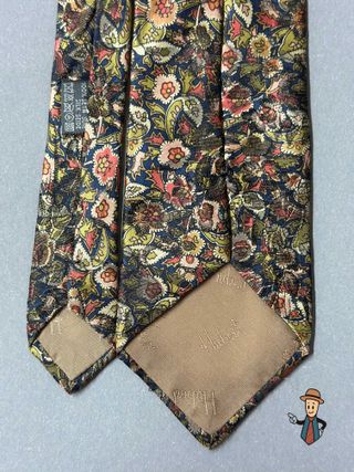 Corbata Jacquard Diseño Floral Multicolor