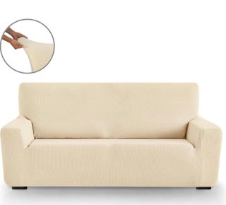 Fodera per divano 4 posti beige 230-300 cm