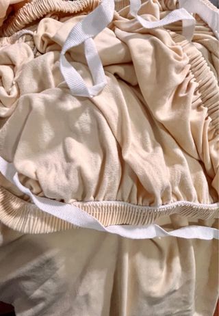 Fodera per divano 4 posti beige 230-300 cm