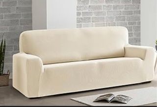Fodera per divano 4 posti beige 230-300 cm