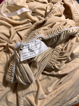 Fodera per divano 4 posti beige 230-300 cm