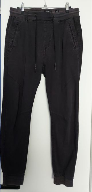 Pantalón Jogger Pull&Bear Talla M Gris