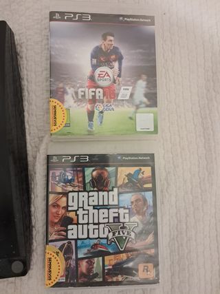 Consola PS3 Negra + 3 Juegos