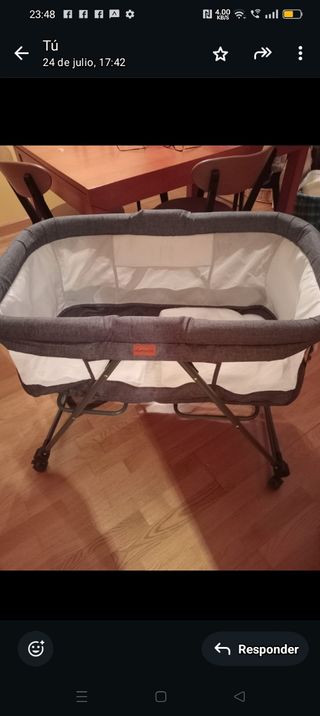 Cuna de viaje plegable
