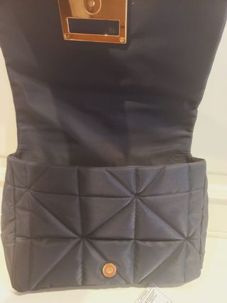 Bolso de hombro Purificación García azul marino 