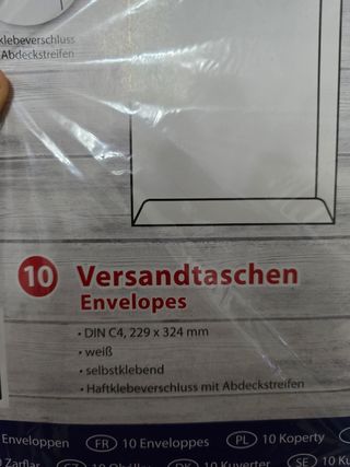 Buste per spedizioni Stylex DIN C4