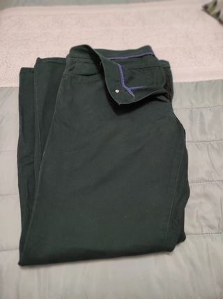 Pantalón chino UNIT verde T.50