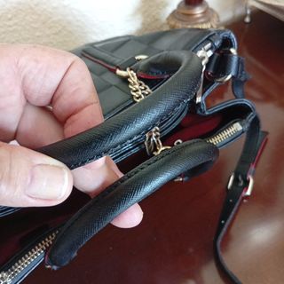 Bolso Piel Purificación García Negro con bandolera
