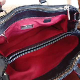 Bolso Piel Purificación García Negro con bandolera