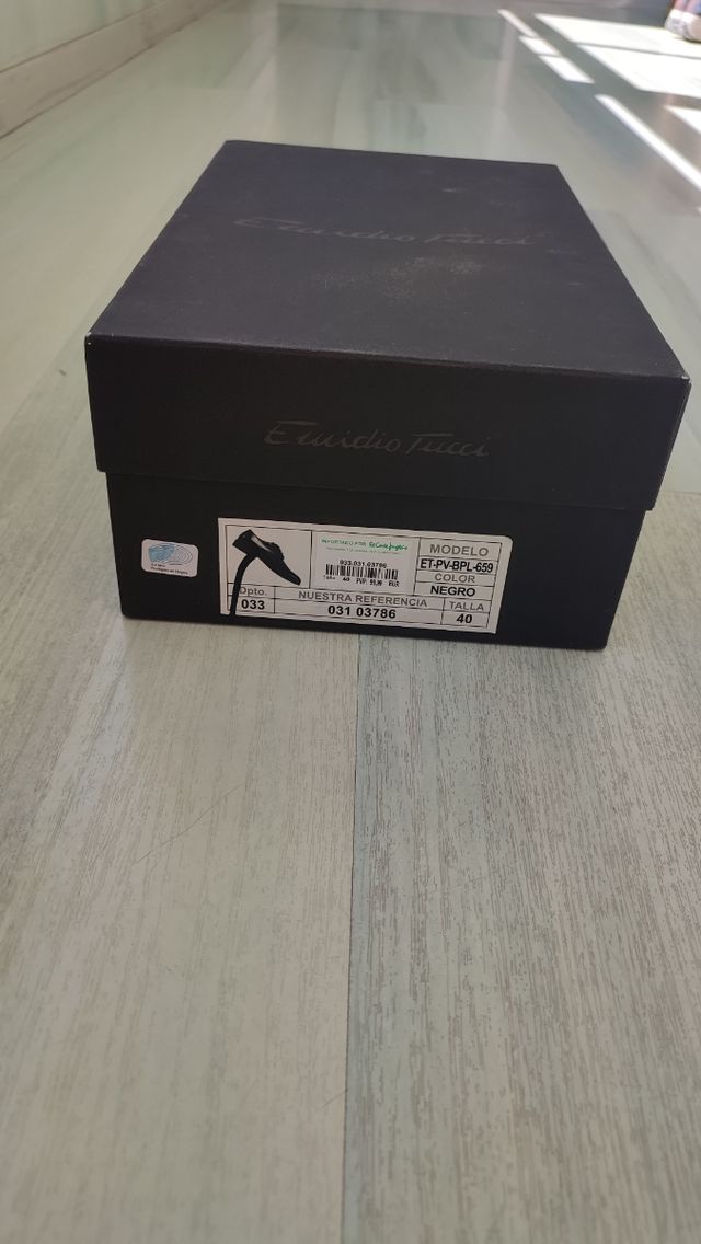 Zapatos de vestir caballero negros Emidio Tucci