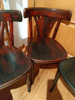 Lote 7 Sillas Thonet Madera