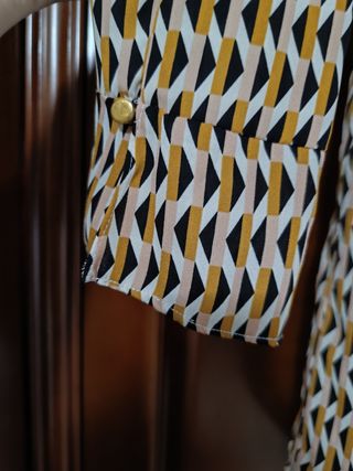 Camisa estampada multicolor