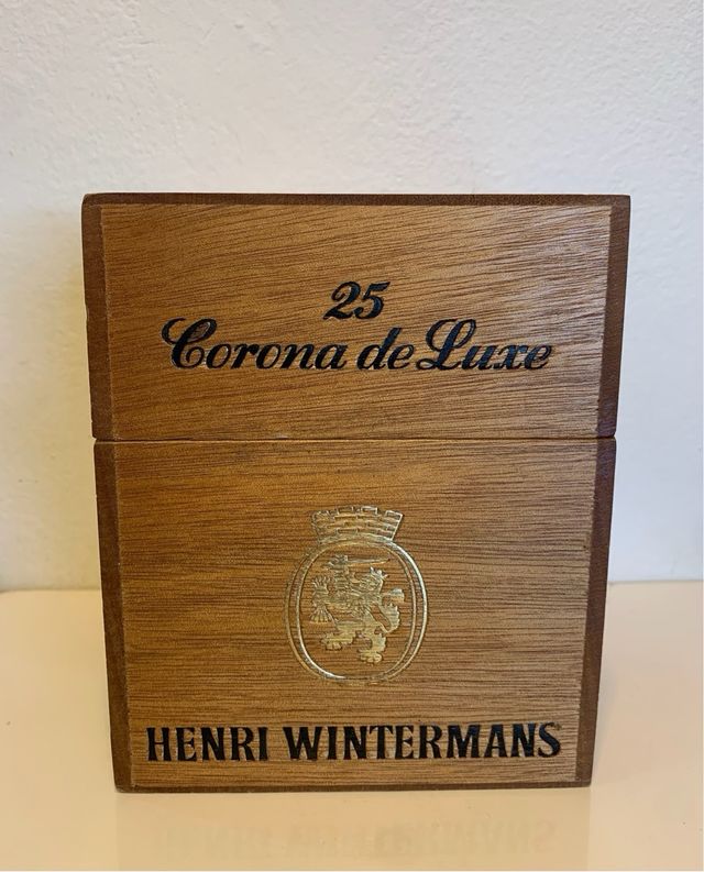 Caja madera antigua puros “Henri Wintermans”