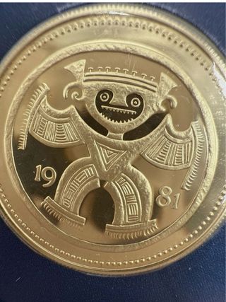 100 Balboa de oro 1981 Panama