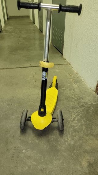 Patinete infantil 3 ruedas amarillo Oxelo