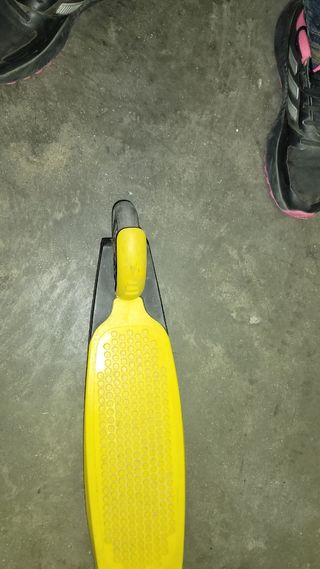 Patinete infantil 3 ruedas amarillo Oxelo