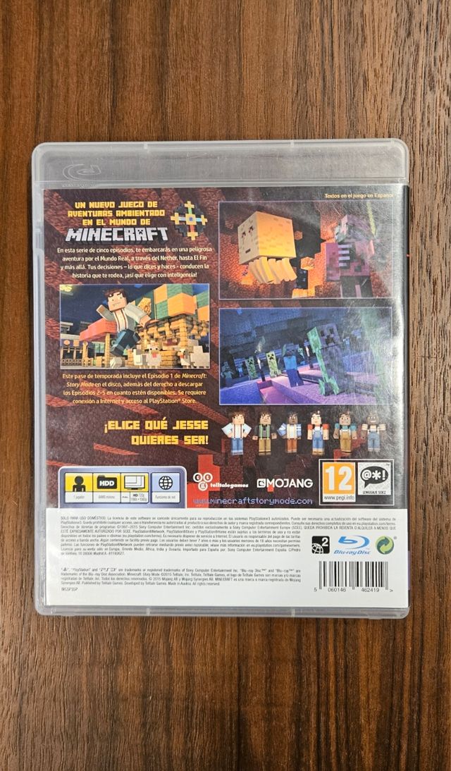 Juego PS3 Minecraft Story Mode Telltale Games