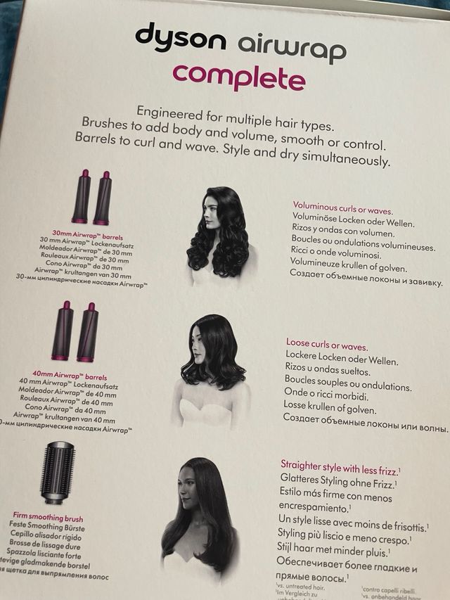 Dyson Airwrap - Set Completo Grigio/Rosa