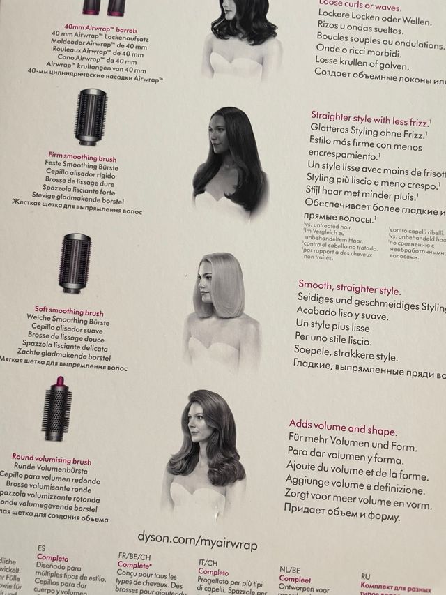 Dyson Airwrap - Set Completo Grigio/Rosa