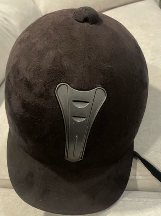 Casco de equitación negro