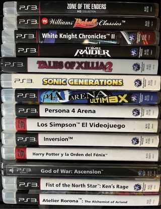 Juegos PS3 30€/unidad