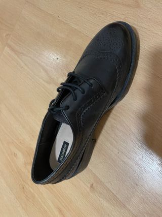 Zapatos Pull&Bear plataforma negros nuevos