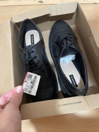 Zapatos Pull&Bear plataforma negros nuevos