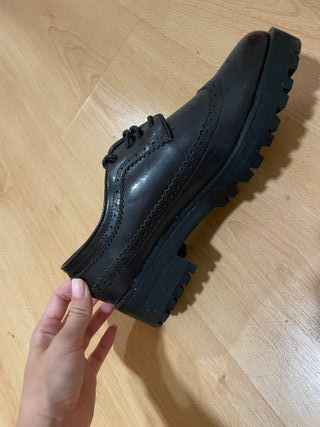 Zapatos Pull&Bear plataforma negros nuevos