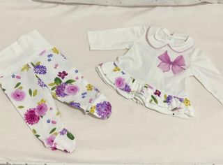Completo Mayoral neonata floreale