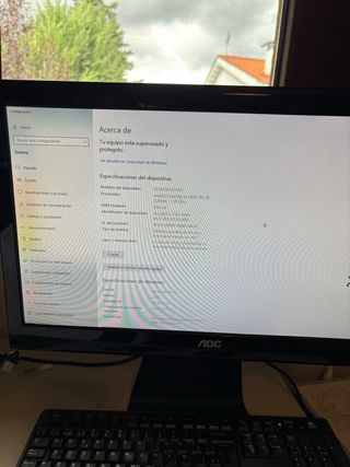 Ordenador Sobremesa HP Compaq Plata/Negro
