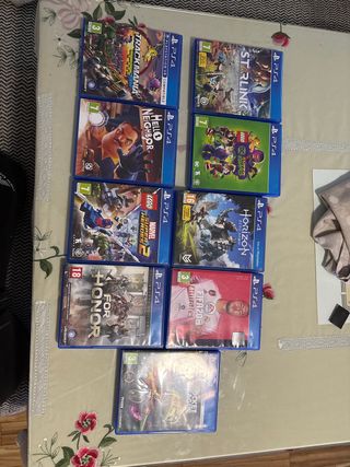 Lote 9 Juegos PS4: FIFA 18, Horizon, Starlink, etc