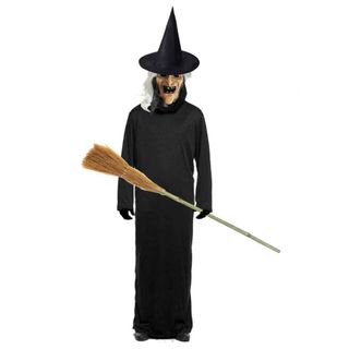 Disfraz Bruja Negra Demonio Hombre Talla Grande XL