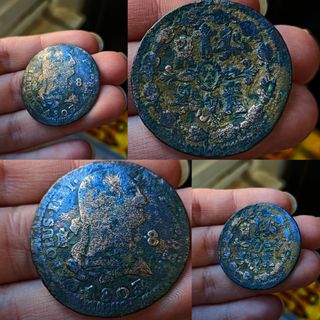 Moneda Antigua Española 1807
