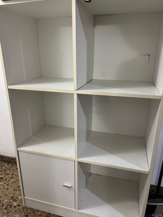 Mueble Estantería Blanco Modular