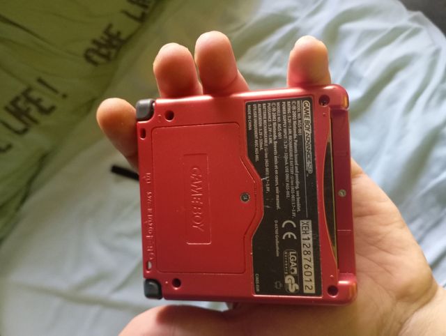 Nintendo Game Boy Advance SP Roja