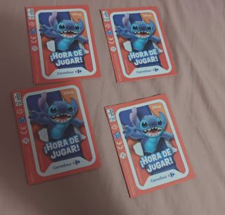 8 sobres Cromos Disney Hora de Jugar Carrefour