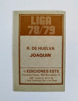 Joaquín Baja Recreativo de Huelva Liga Este 78-79