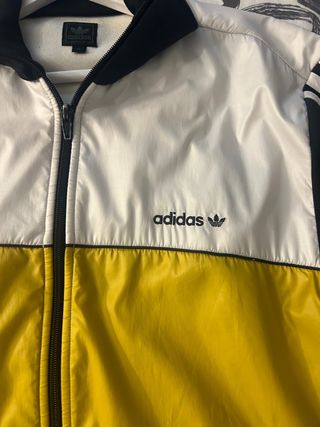 Chaqueta Adidas Originals Blanca y Amarilla