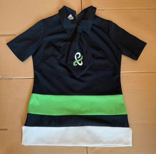 Vestido otoño con Corbata T.S